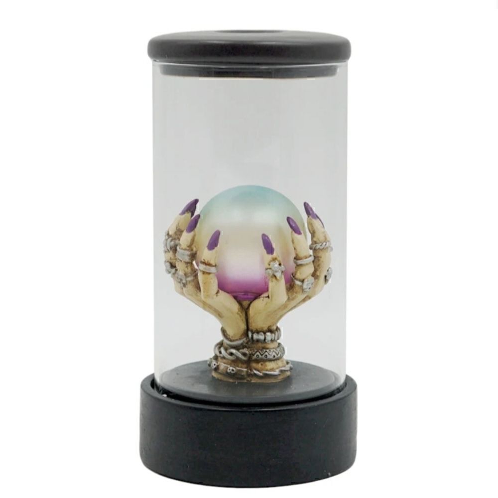 New Halloween Fortune Teller Incense Holder, 3x6.5. Includes 10 lavender cones